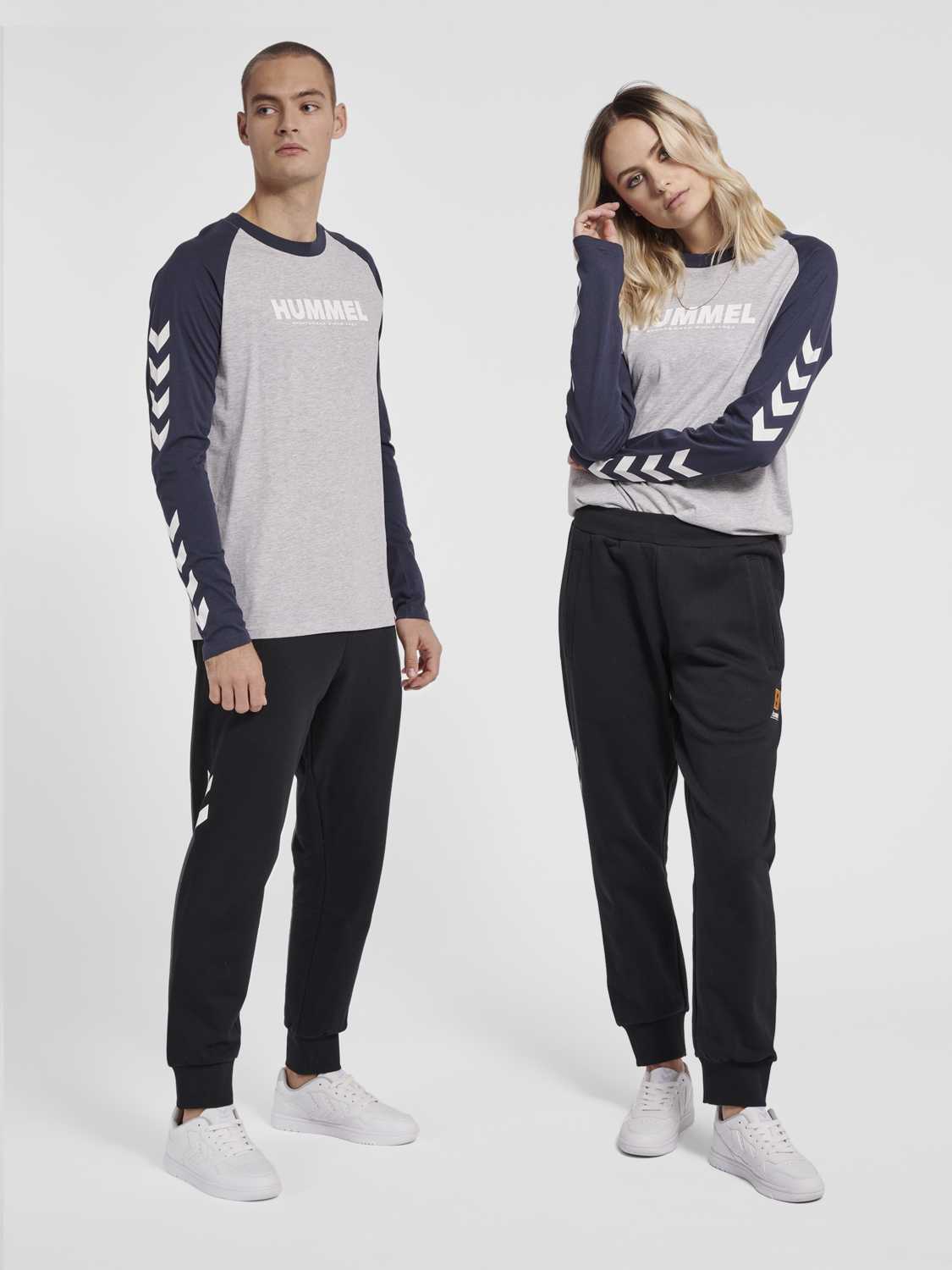 hmlLEGACY BLOCKED T-SHIRT L/S