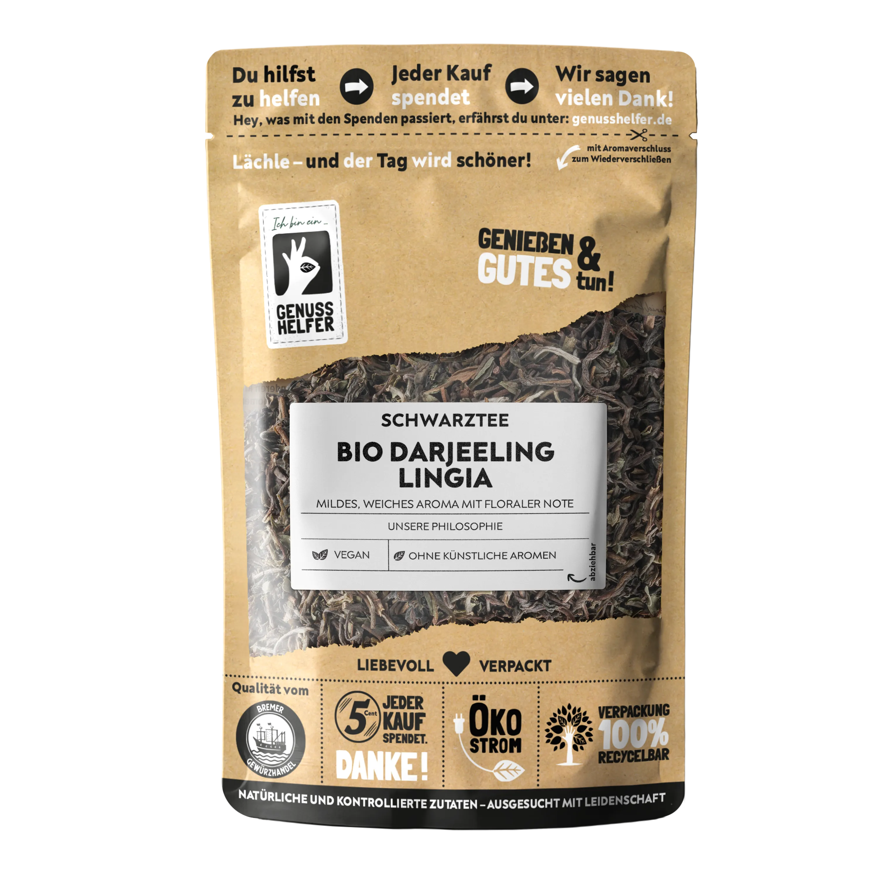 Darjeeling Lingia BIO, 10er Pack