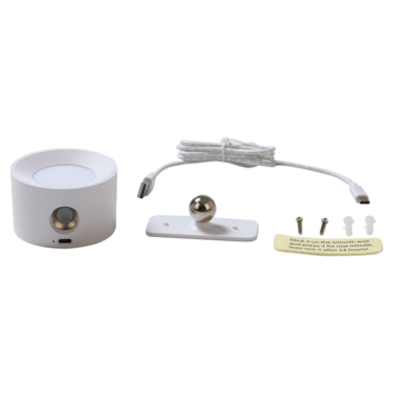 Wandspot wit USB oplaadbaar