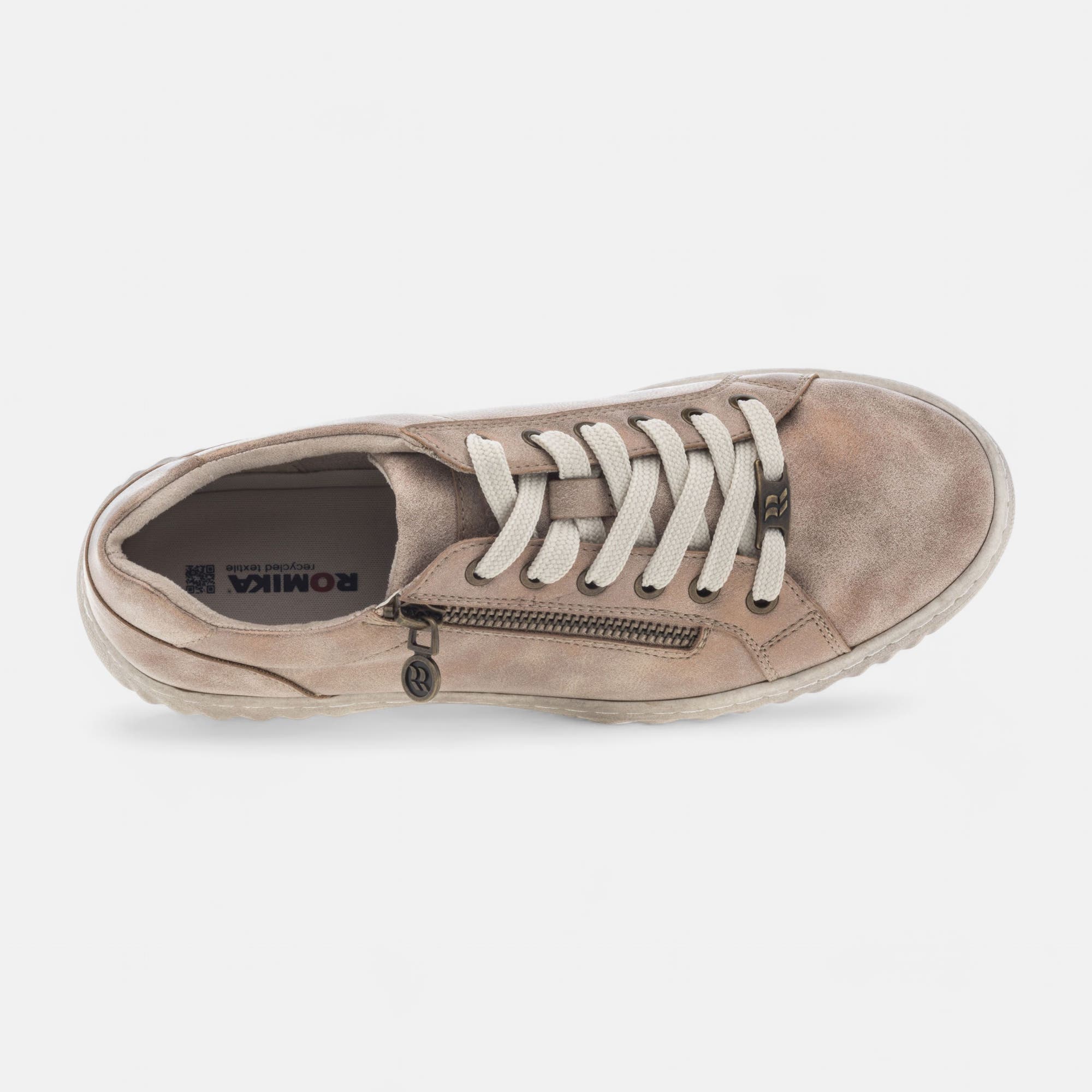 Baskets basses Femme bronze