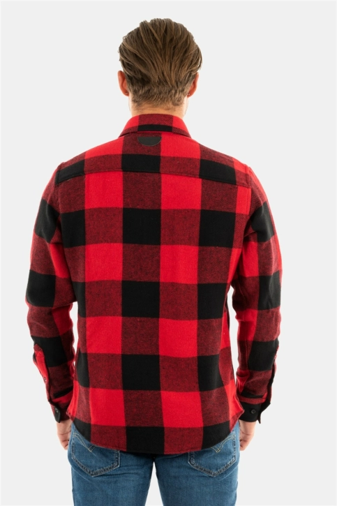 chemise redskins eddie milenio red/black