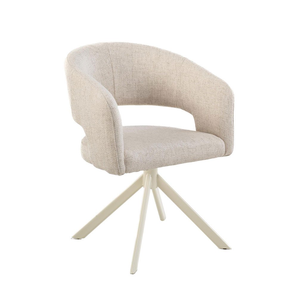 Eetkamerstoel Tokyo Tyler Cream 11 Venus 360 Beige