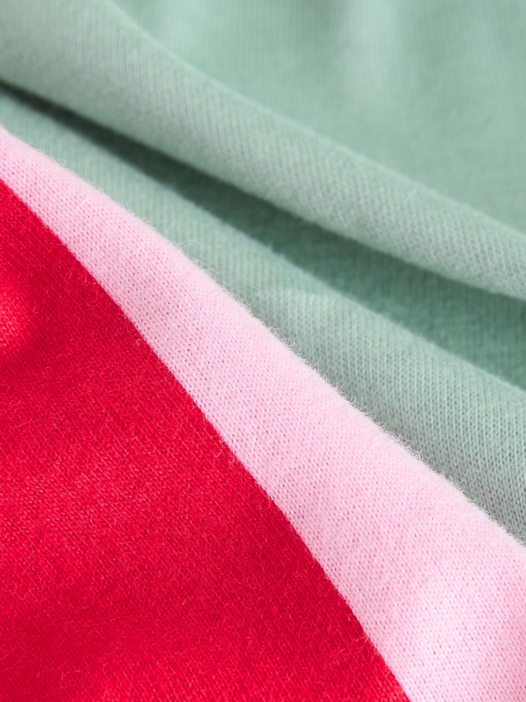 Roze streep - Pyjama met korte mouwen