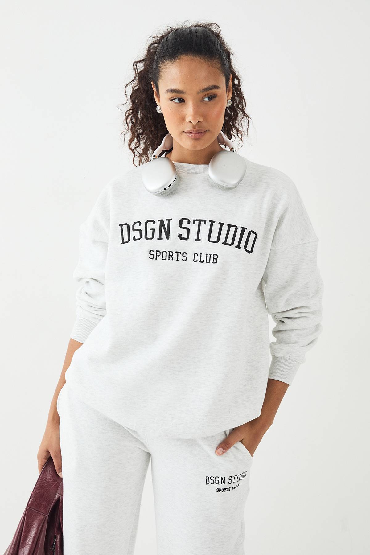 Sweat-shirt Oversized à Appliqué DSGN Studio