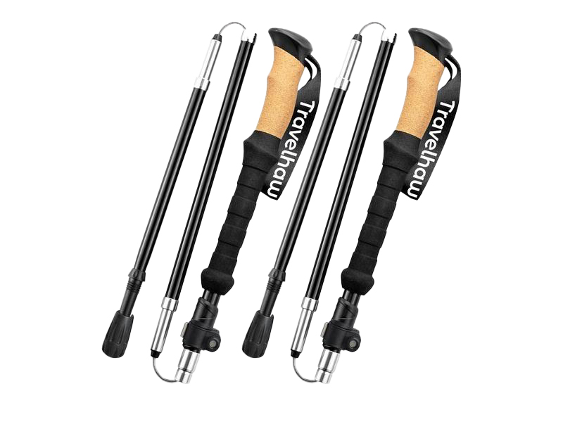 Travelhawk Nordic Walking stokken - Black