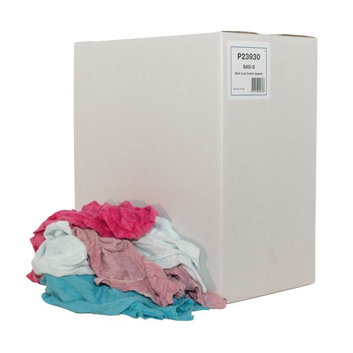 Poetsdoeken P23930 bont eenzijdig gelust tricot 10kg (p23930)