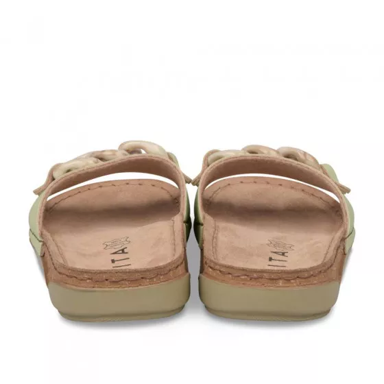 Mules VERT EVITA