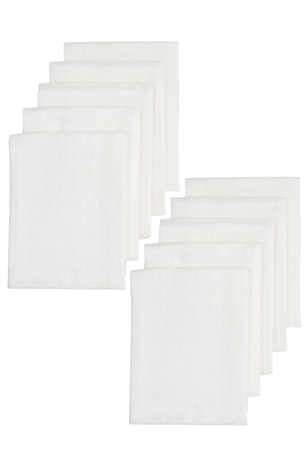 hydrofiele doek - set van 10 wit