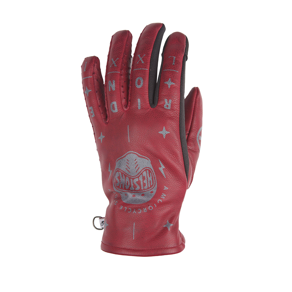 Helstons - Gants femme Grafic Bordeaux