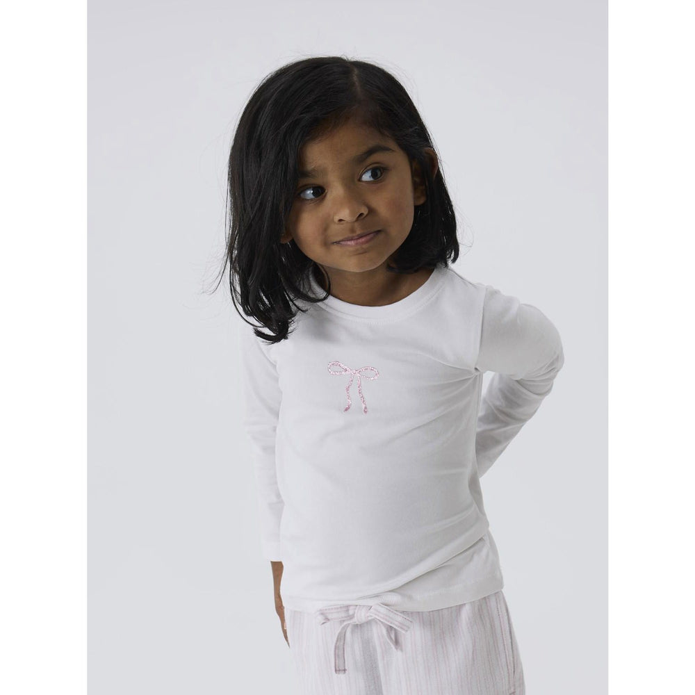 Køb Name It Bright White Nmfrosita Ls Top Box