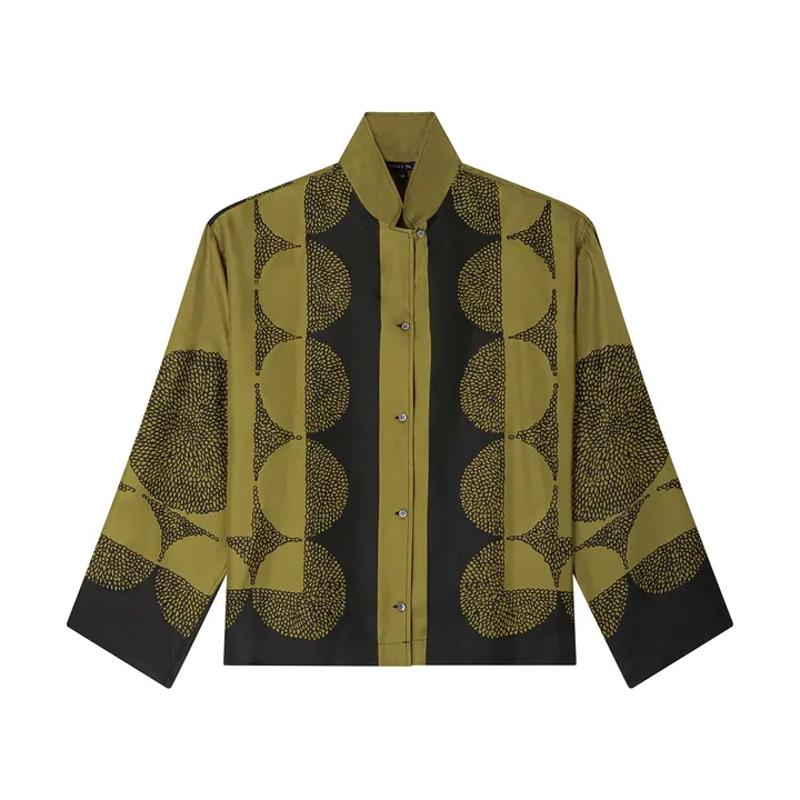 Soeur Chemise Aragon Soie | Vert kaki