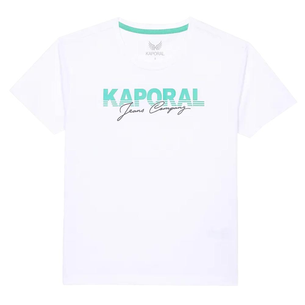 Kaporal T-shirt Blanc Garçon Kaporal ORICOE