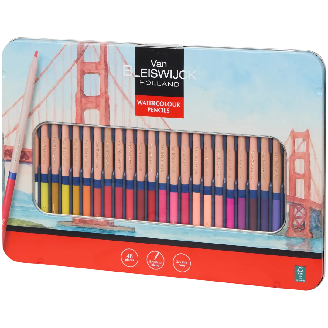 Crayons aquarelle Van Bleiswijck