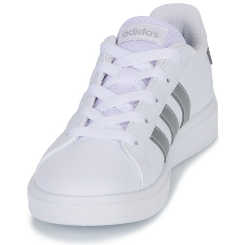 Adidas Sportswear - GRAND COURT 2.0 K - Blanc / Argent