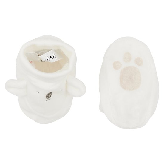 Chaussons Petit Koala   Écru        de               Marèse