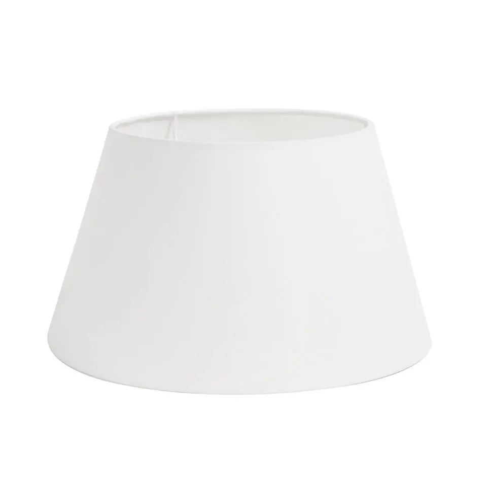 Lampenkap drum POLYCOTTON - 45-35-25cm - wit
