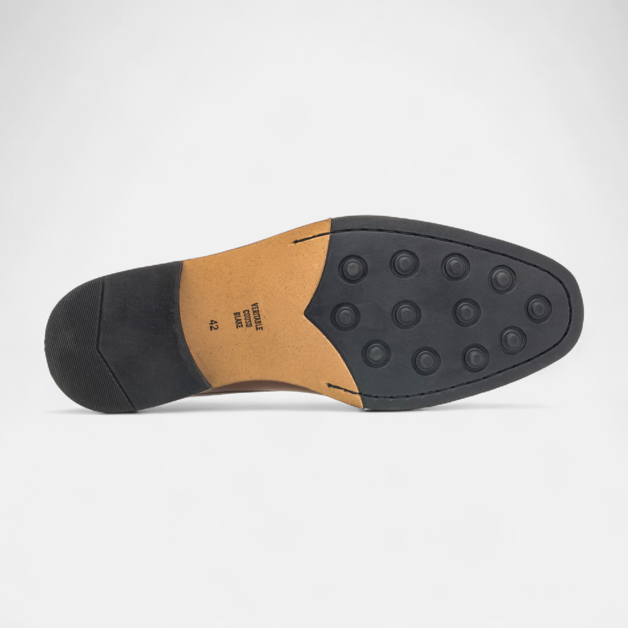 Bottines habillées Homme en cuir cognac