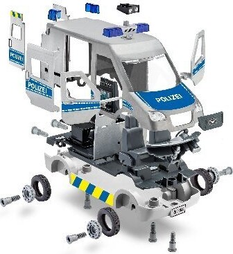 Revell Junior Kit - Politivogn - 62 Dele - 10 CM