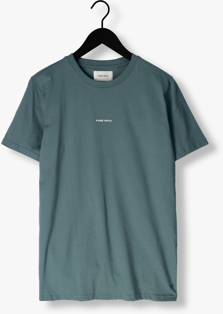 PURE PATH groene pure path t-shirt tshirt with front and back print