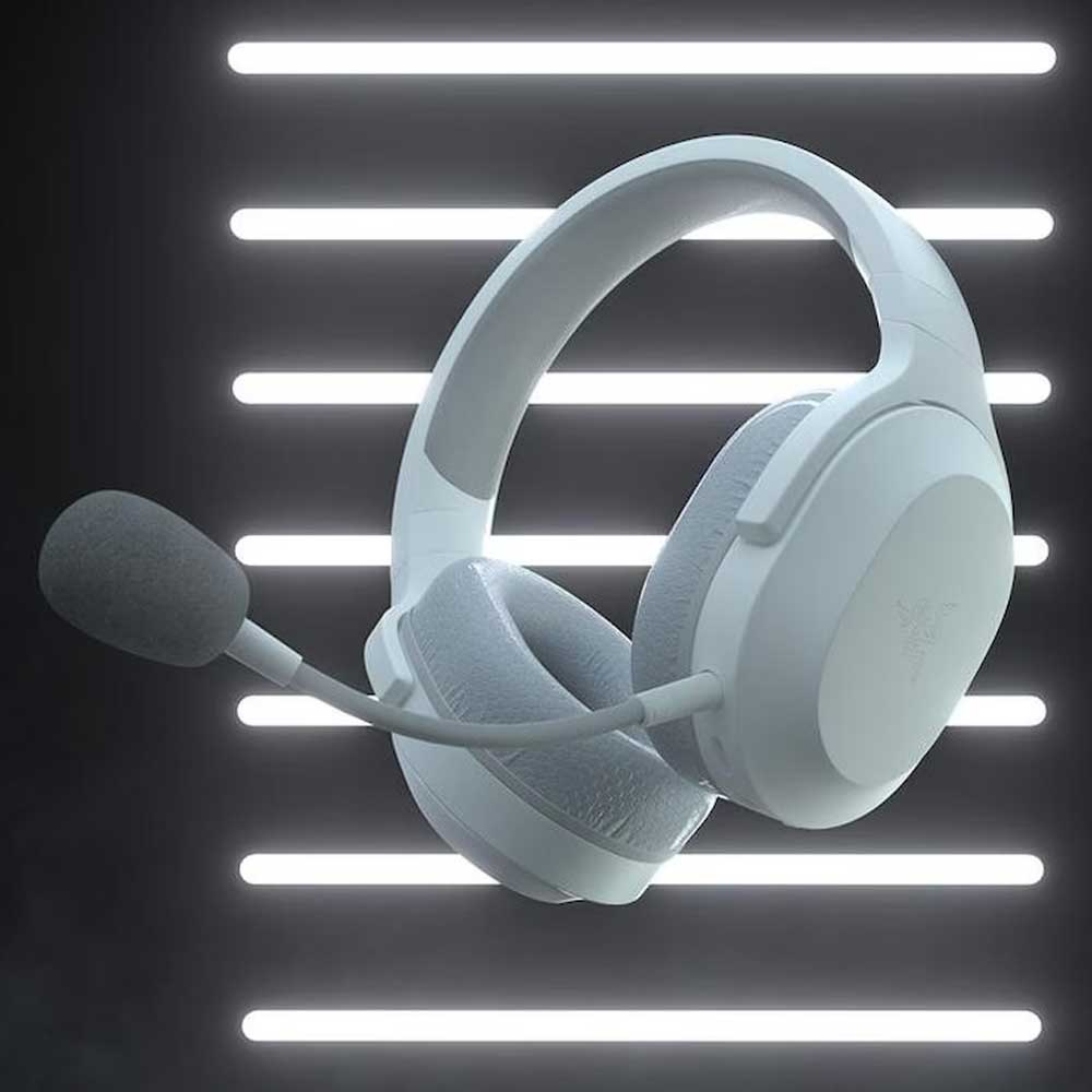 Barracuda X (2022) 2.4GHz USB C   Bluetooth Gaming Kopfhörer Over-Ear Stereo Headset mit Mikrofon (RZ04-04430200-R3M1) - Mercury (Weiss)