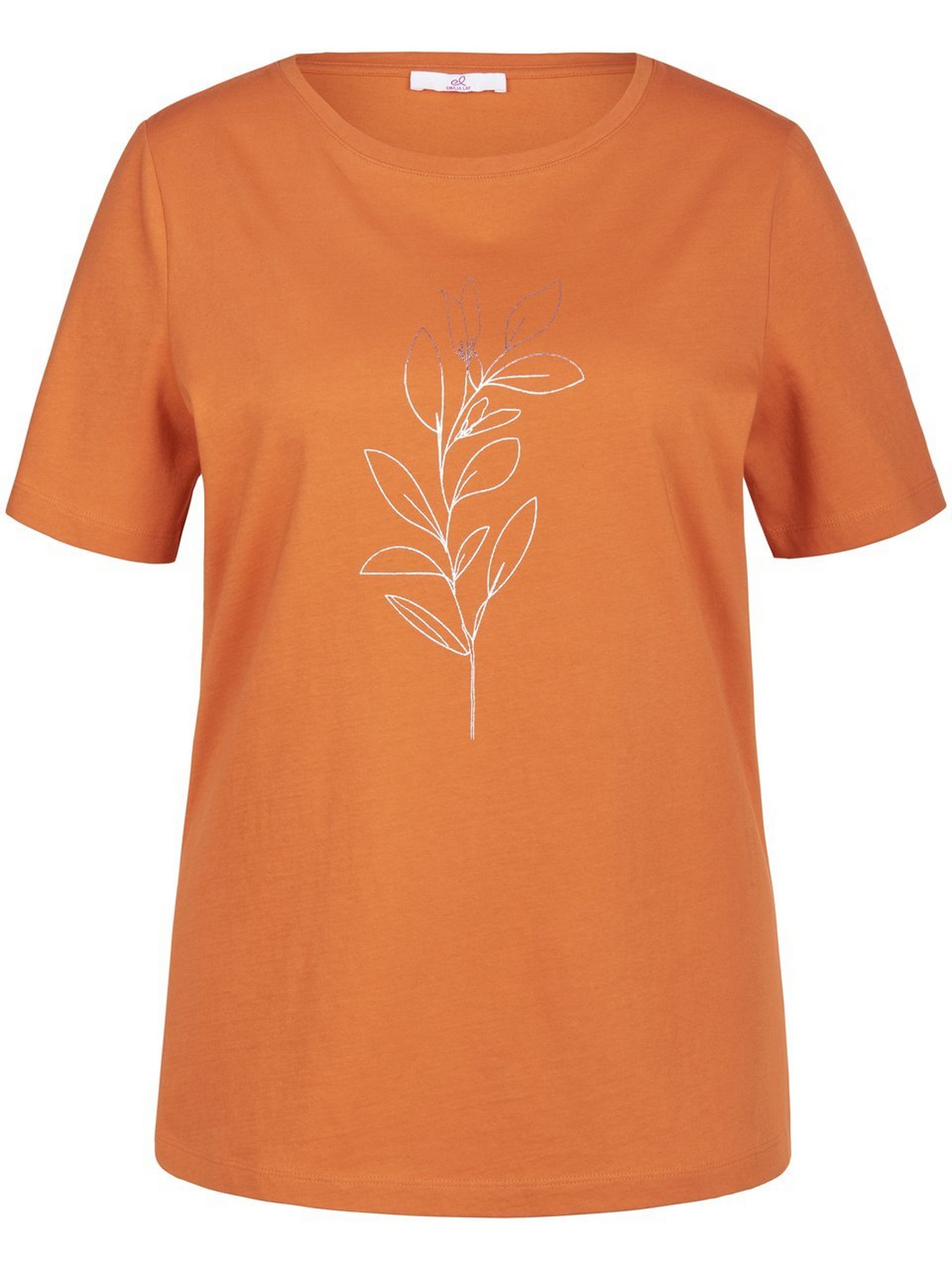 Rundhals-Shirt mit 1/2-Arm