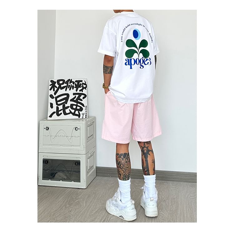 Posive - Mid Rise Plain Track Shorts