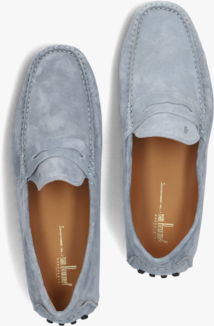blauwe van bommel mocassins sbm-40019