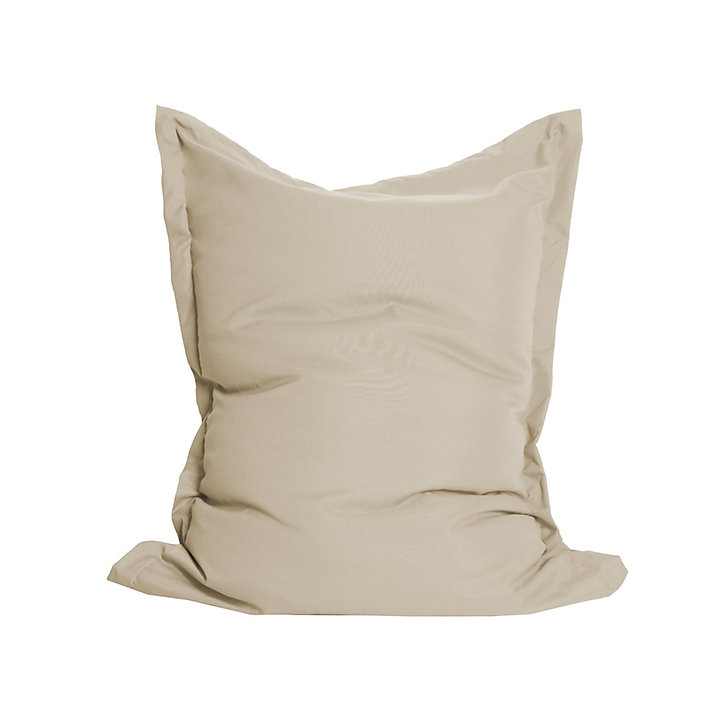 Coussin de sol XL Mykonos beige taupe L.120 x l.80 x ep.10cm