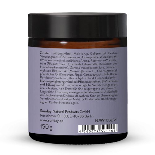 Sunday Natural Products  Ashwagandha CalmGummies