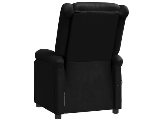 VIDAXL - Fauteuil Relaxation Fauteuil de massage - noir - similicuir - 70x93x98cm