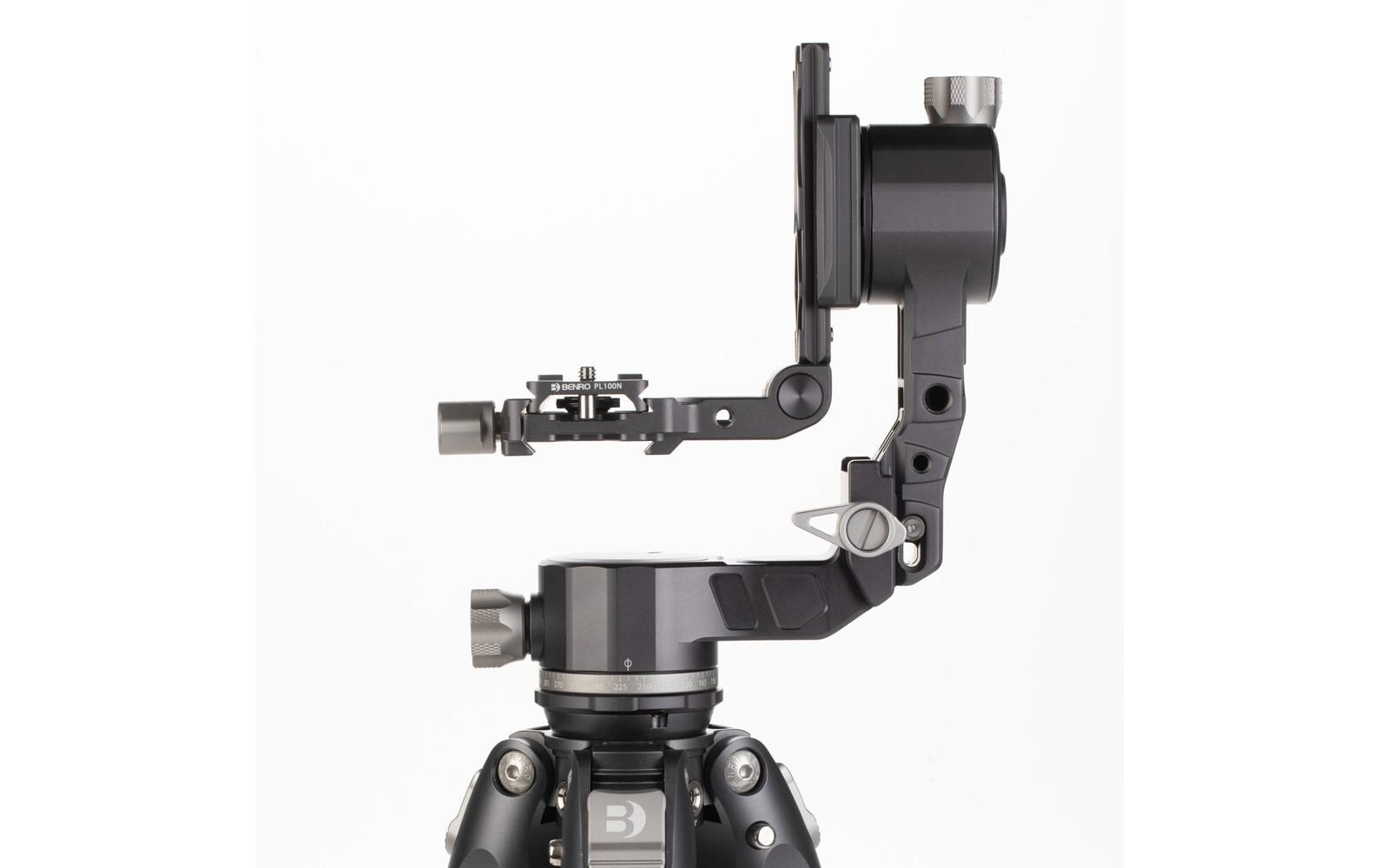 Gimbal Kopf GH2F faltbar<br>Schlanker Gimbal-Kopf mit vielen Funktionen, ideal für Teleobjektive und Spektive