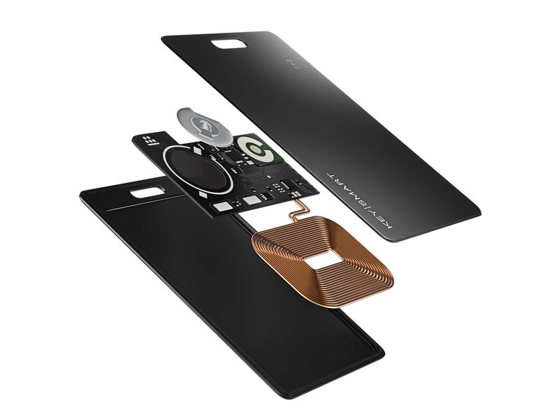 Keysmart KeySmart SmartCard Schwarz (Apple Find My Netzwerk Walletfinder-Karte für alle iOS-Geräte
