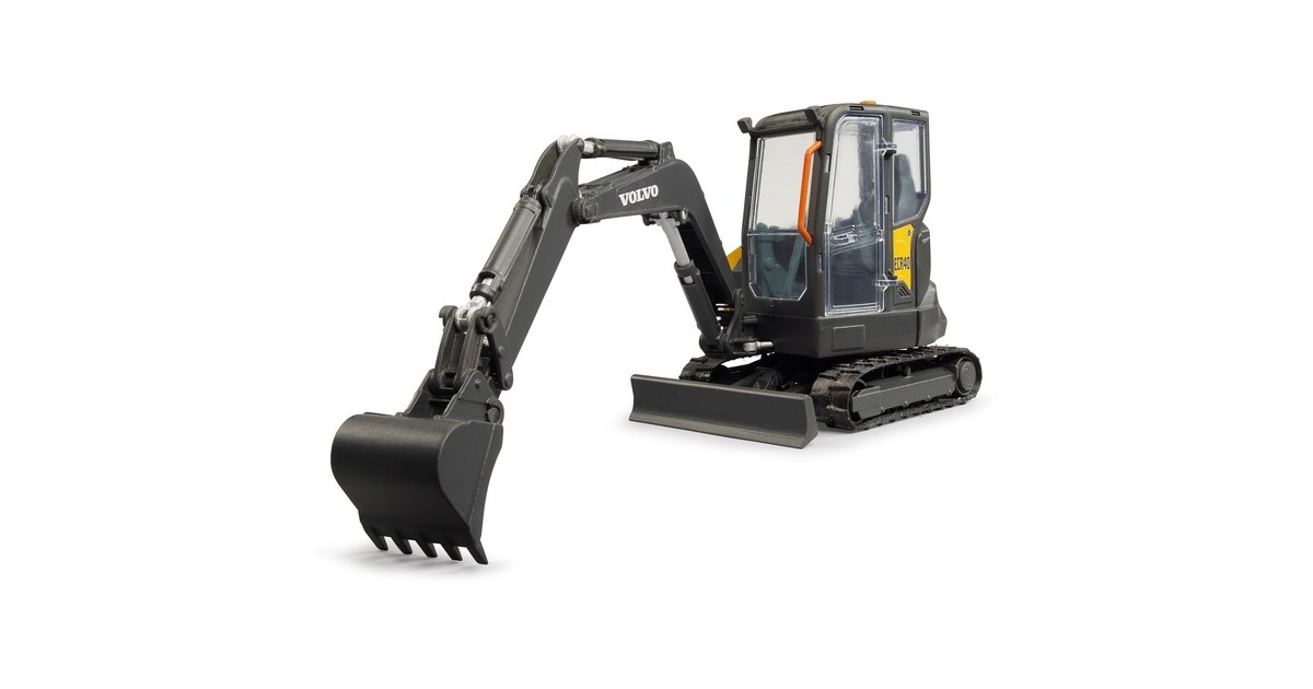 bruderVolvo Compact graafmachine ECR40 Modelvoertuig  (02465)