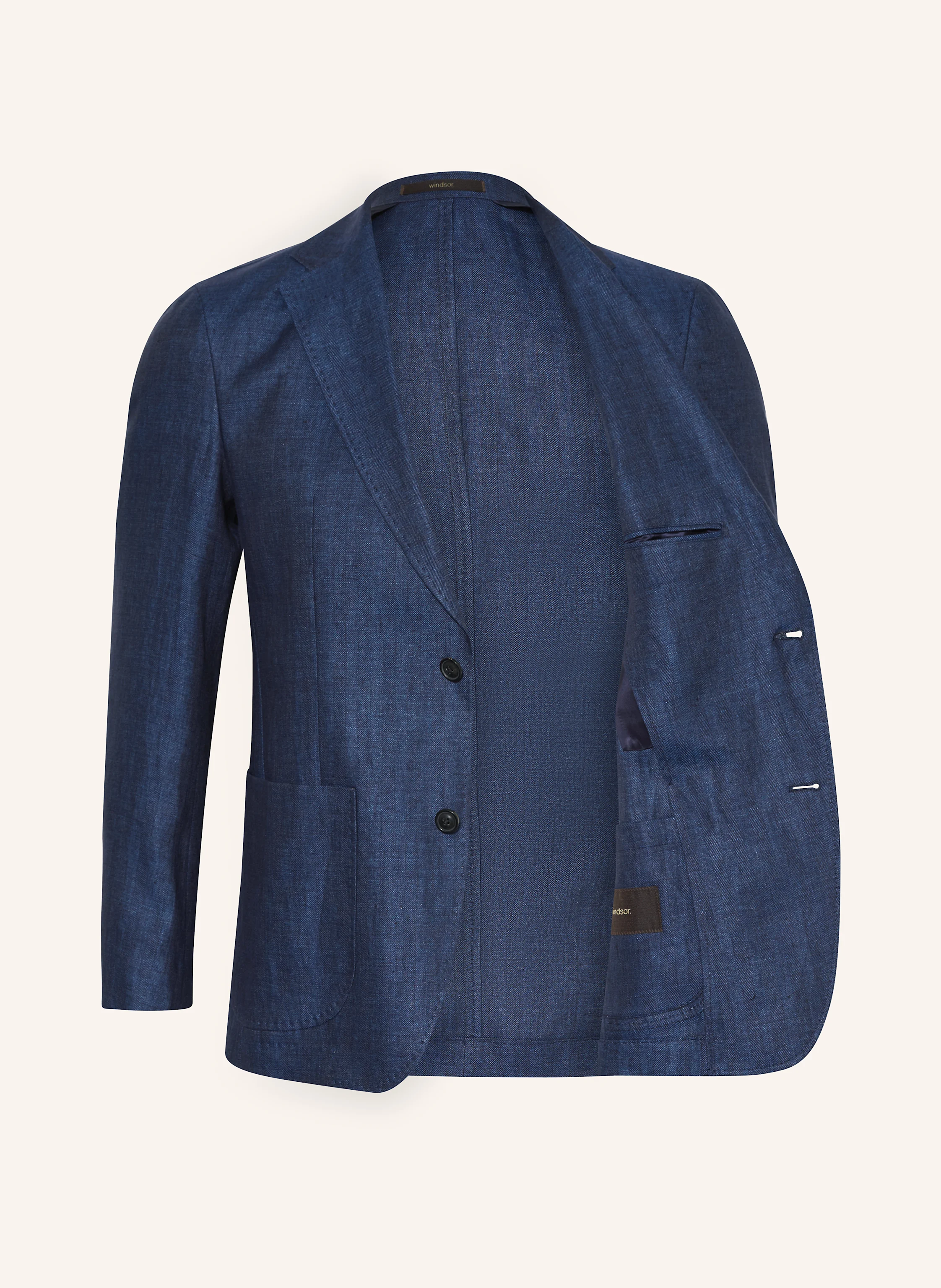 windsor. Sakko GIRO Extra Slim Fit aus Leinen
