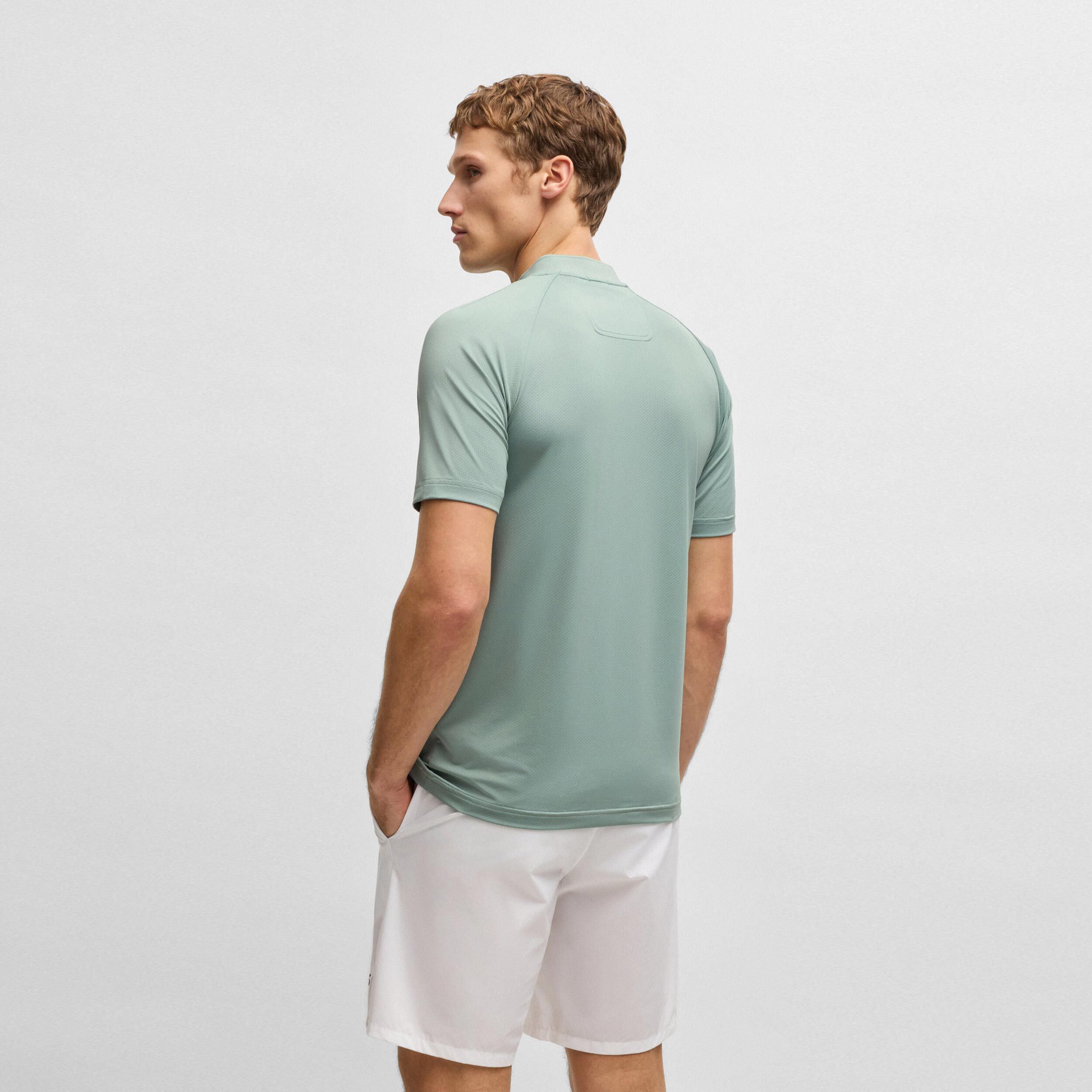BOSS Pariq TOC Mesh Polo Hommes - Sauge
