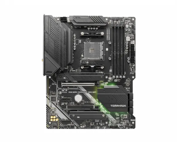 MSI MAG B550 TOMAHAWK MAX WIFI - Bundkort - ATX - Socket AM4 - AMD B550 Chipset - USB 3.2 Gen 1, USB 3.2 Gen 2, USB-C 3.2 Gen2, USB-C 3.2 Gen 1 - 2.5 Gigabit LAN, Wi-Fi 6, Bluetooth - onboard grafik (CPU påkrævet) - HD Audio (8-kanaler)