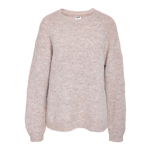 Noisy May Sutton Striktrøje, Taupe Gray Melange, XS