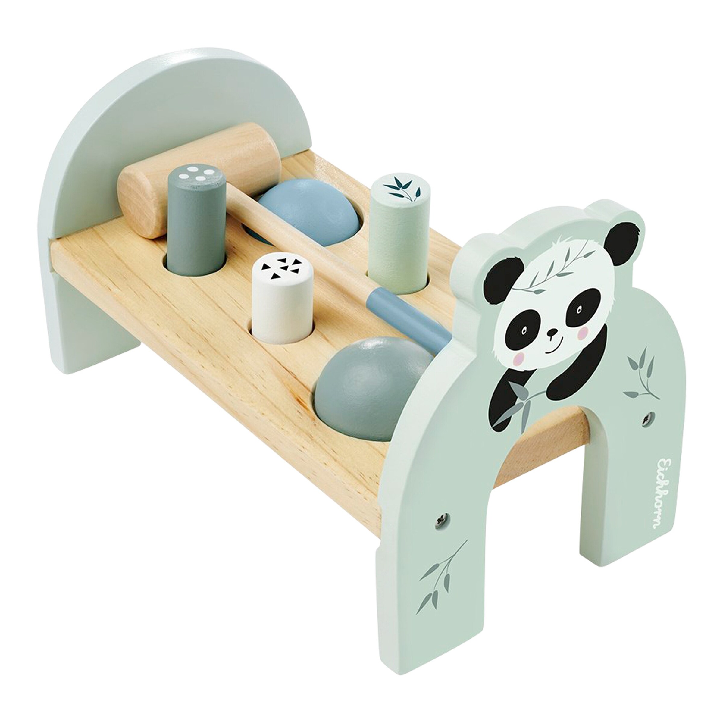 Eichhorn Klopfbank aus Holz Panda