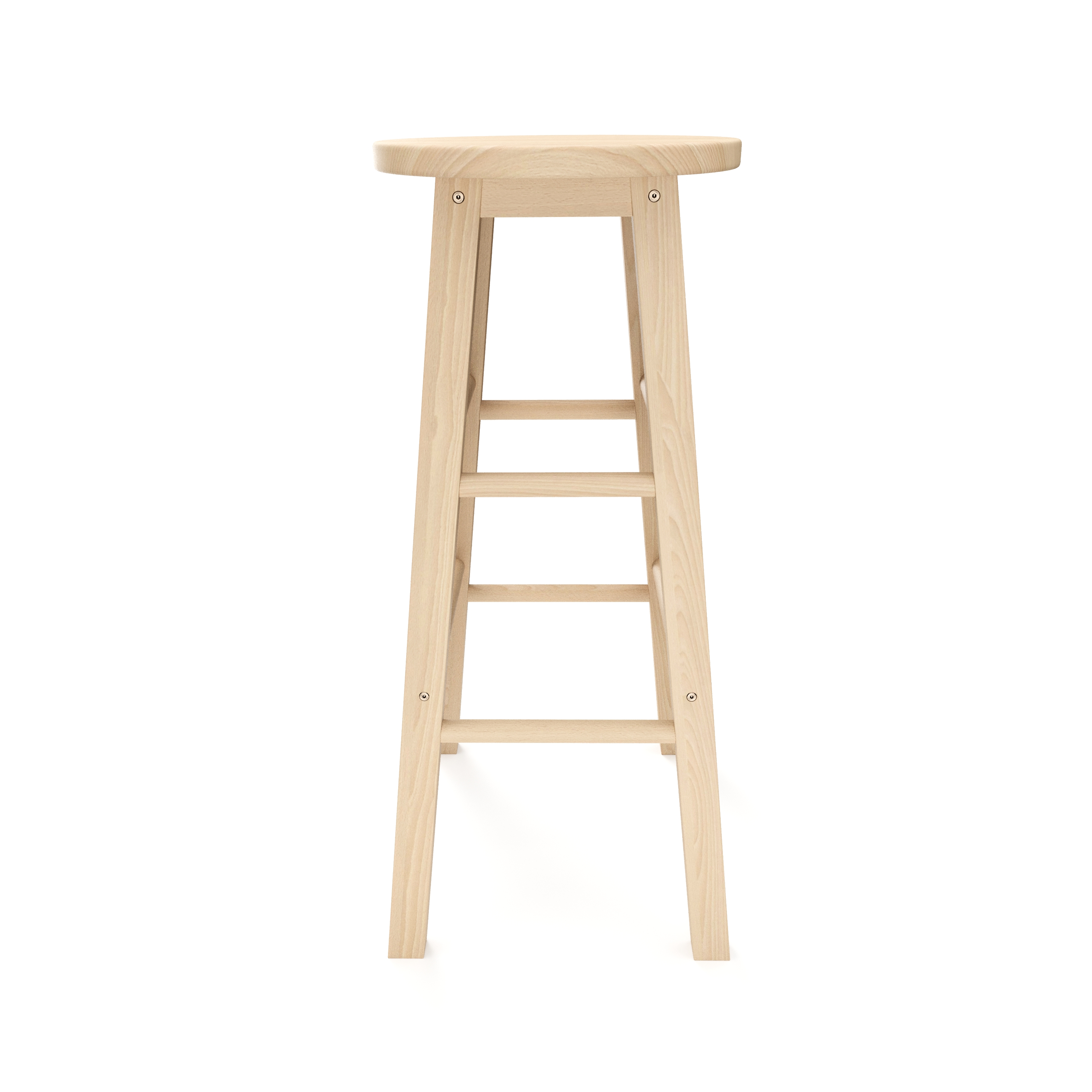 Barhocker Holz NORBERT 73 cm 2er Set natur