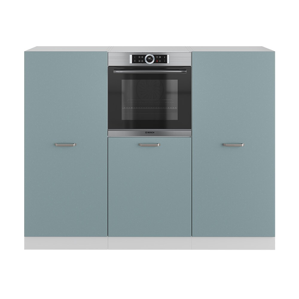 Vicco Küchenzeile R-Line Solid Weiß Blau Grau 180 cm modern Küchenschränke Küchenmöbel