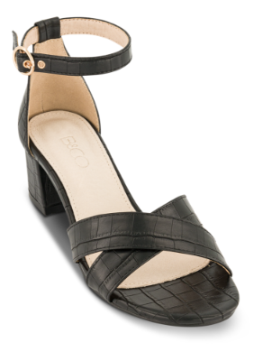 B&CO Damesandal med hæl Sort 4213103510