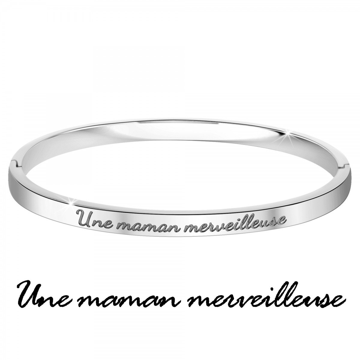 Une maman merveilleuse - Bracelet SC Crystal