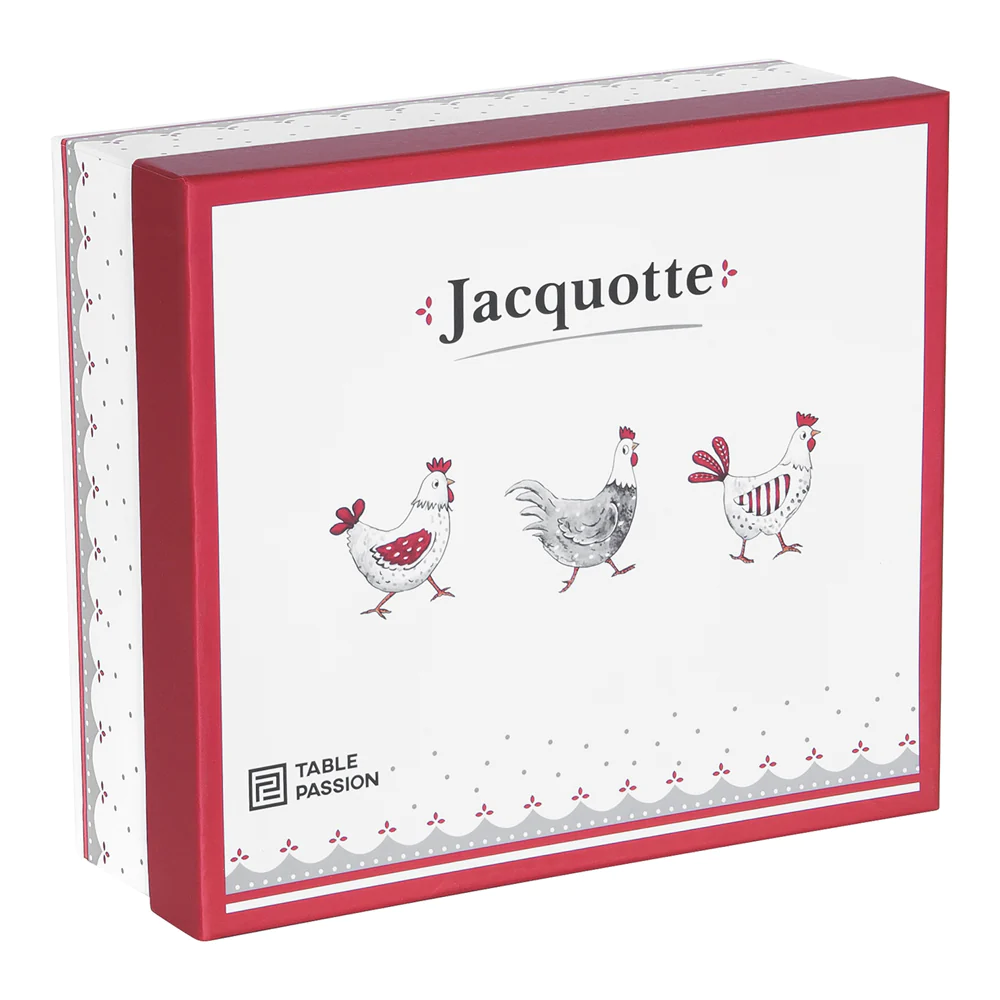 Coffret de 4 mugs Jacquotte 34 cl Table passion