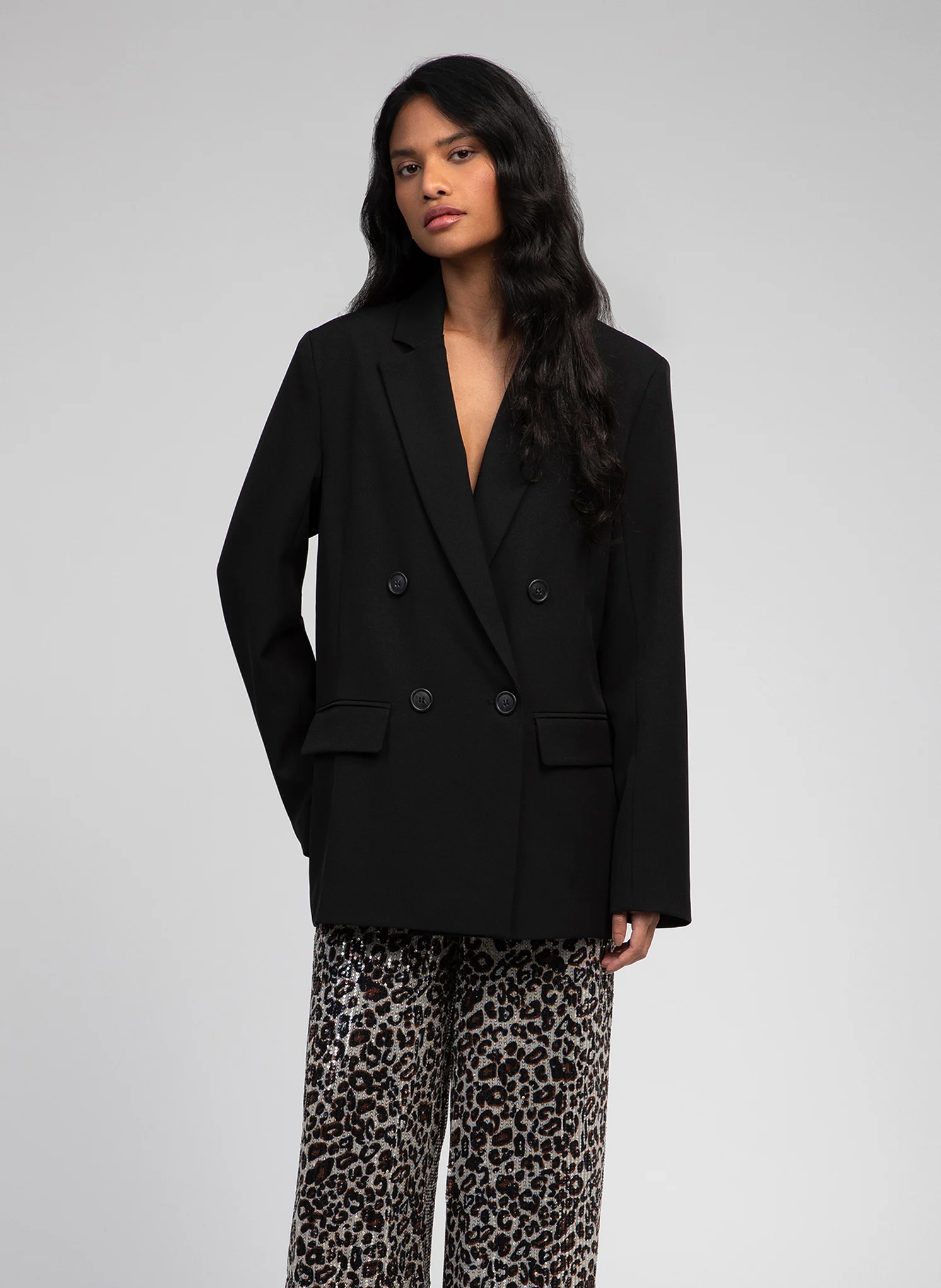 ZIGY - Veste col tailleur | Noir
