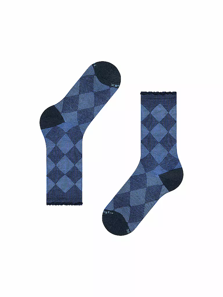 BURLINGTON Damen Socken DALSTON 36-41 marine blau