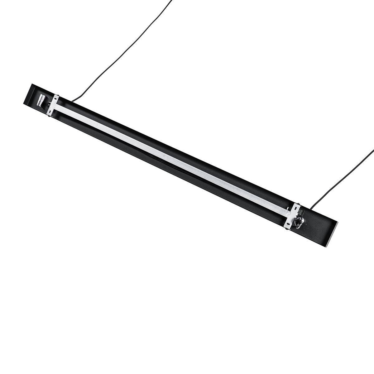 Industriële hanglamp zwart 2-lichts - Hanze