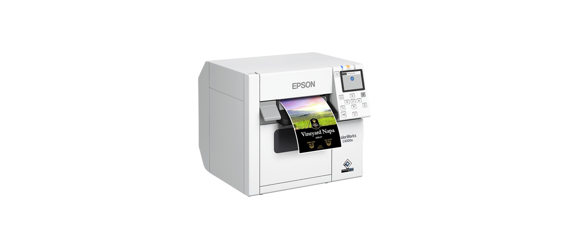 CW-C4000e (mk)<br>Farbetikettendrucker, USB/LAN