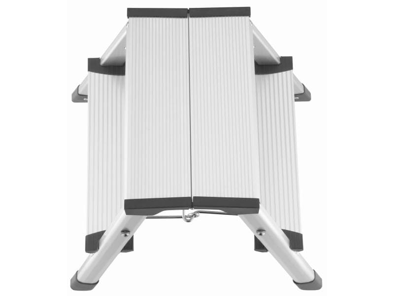 Hailo Trittleiter L90 Step-ke 2 Stufen Der Alu-Klapptritt zum Steigen und Sitzen