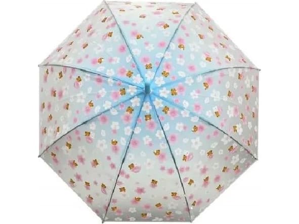 Semi-transparent umbrella flowers teddy bears MIX
