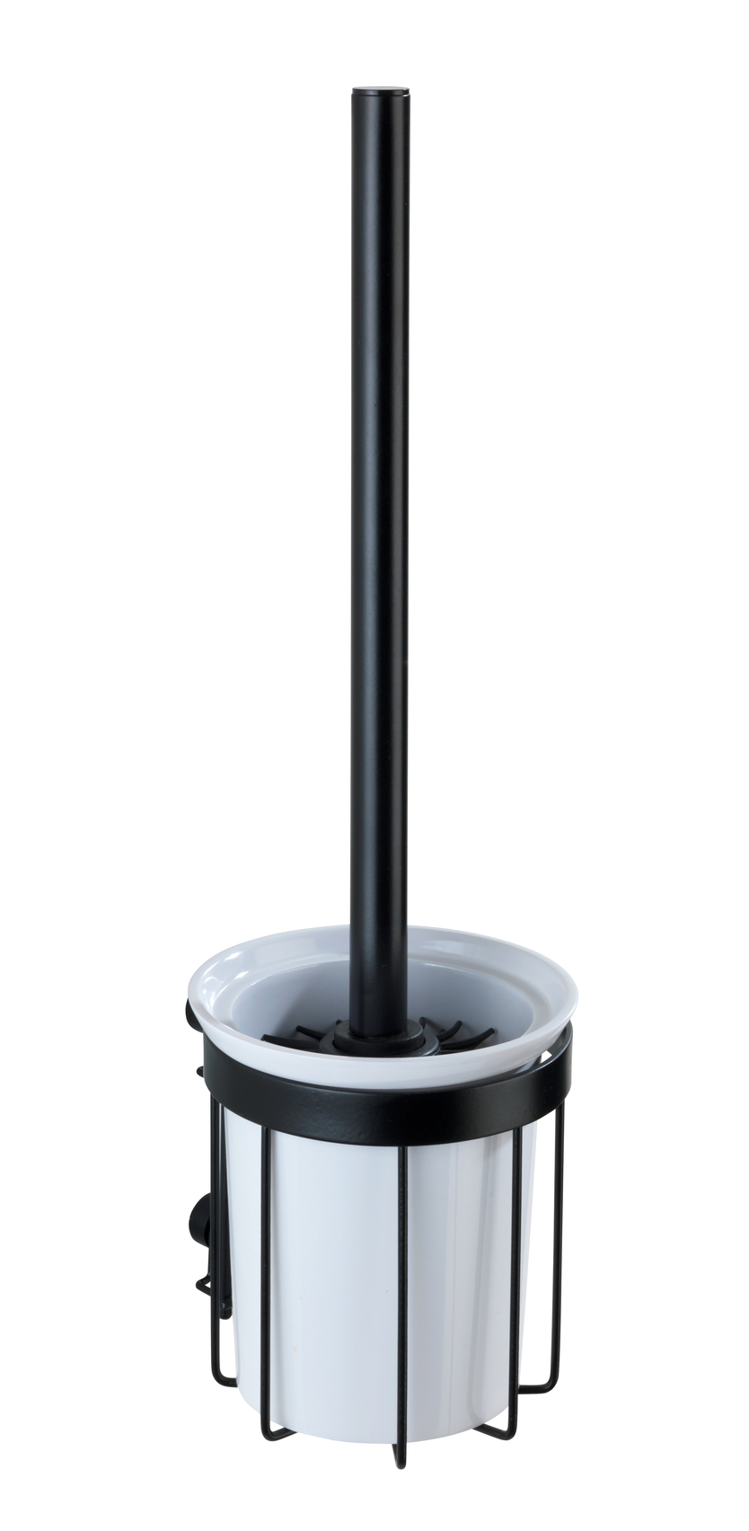 Wenko Classic Plus toiletborstelhouder zwart